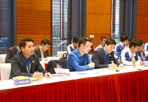 Bí thư BCH Trung ương Đoàn Nguyễn Ngọc Lương tham dự tổ thảo luận